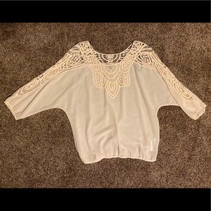 Light Pink Polyester Top